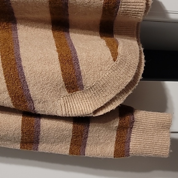 Madewell Westlake Striped Pullover Sweater Womens Small Multi Coziest Yarn Comfy - Picture 3 of 11